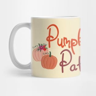 Autumnal Pumpkin Patch Design Mug